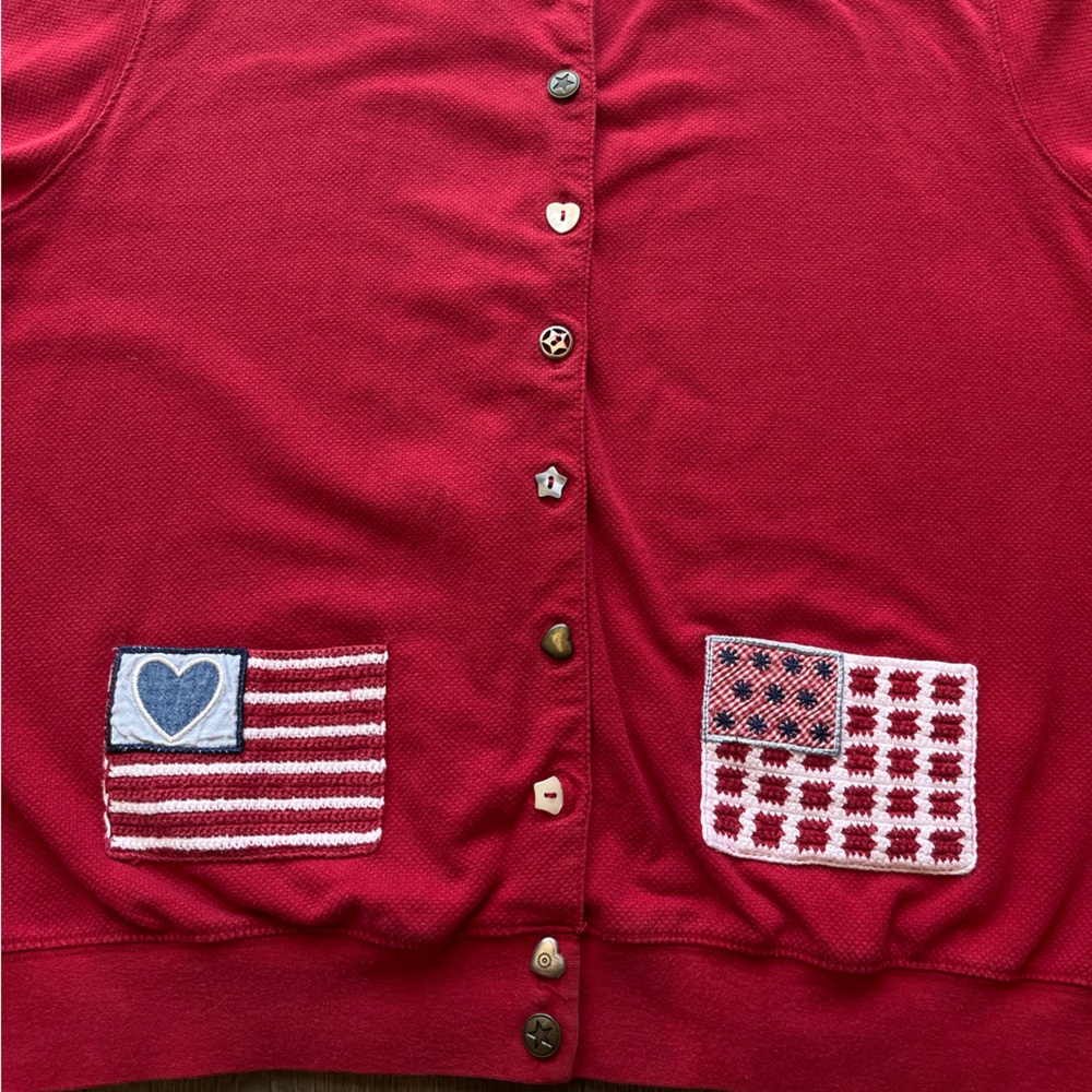 American Flag Button Down Shirt - image 6